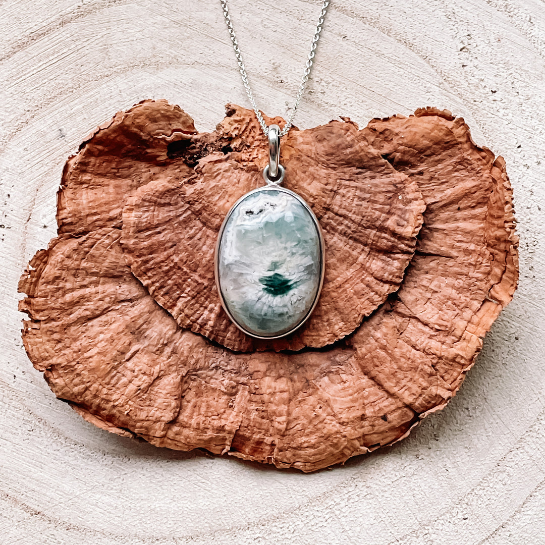 jaspis oceaan luxe hanger 925 sterling zilver edelsteen sieraad juweel