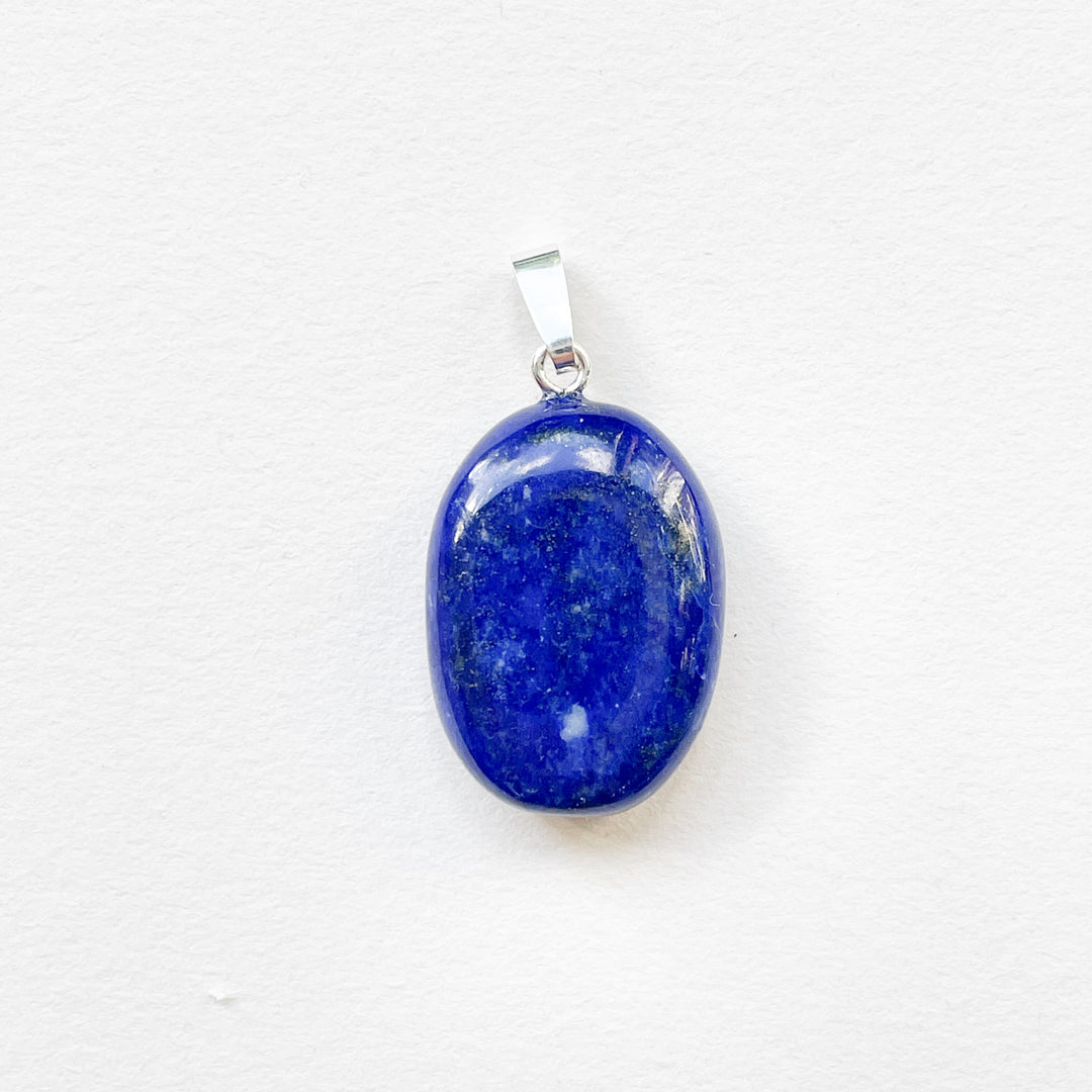 lapis lazuli blauwe edelsteen hanger 925 sterling zilver