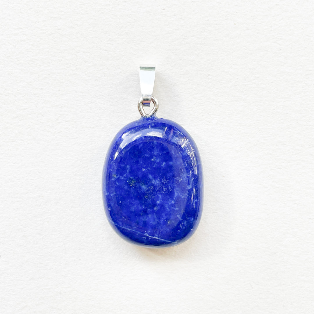lapis lazuli blauwe edelsteen hanger 925 sterling zilver