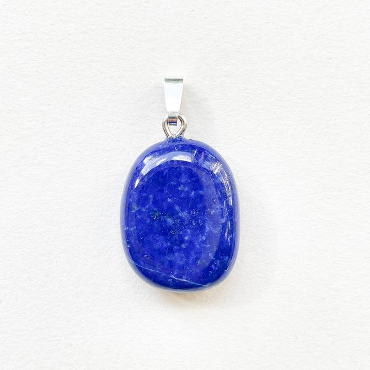lapis lazuli blauwe edelsteen hanger 925 sterling zilver