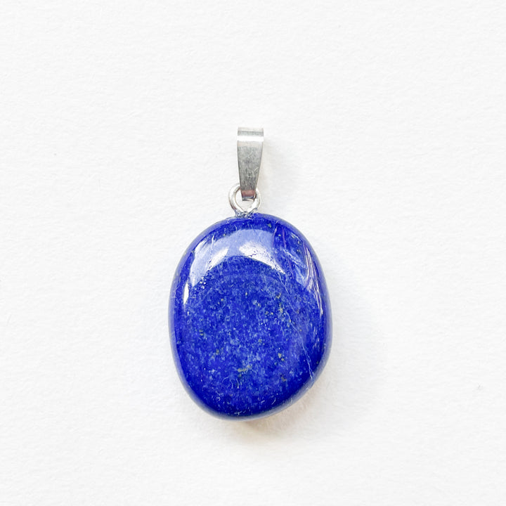 lapis lazuli blauwe edelsteen hanger 925 sterling zilver