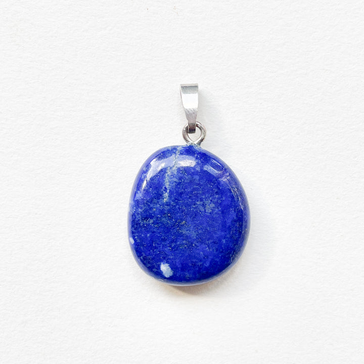 lapis lazuli blauwe edelsteen hanger 925 sterling zilver