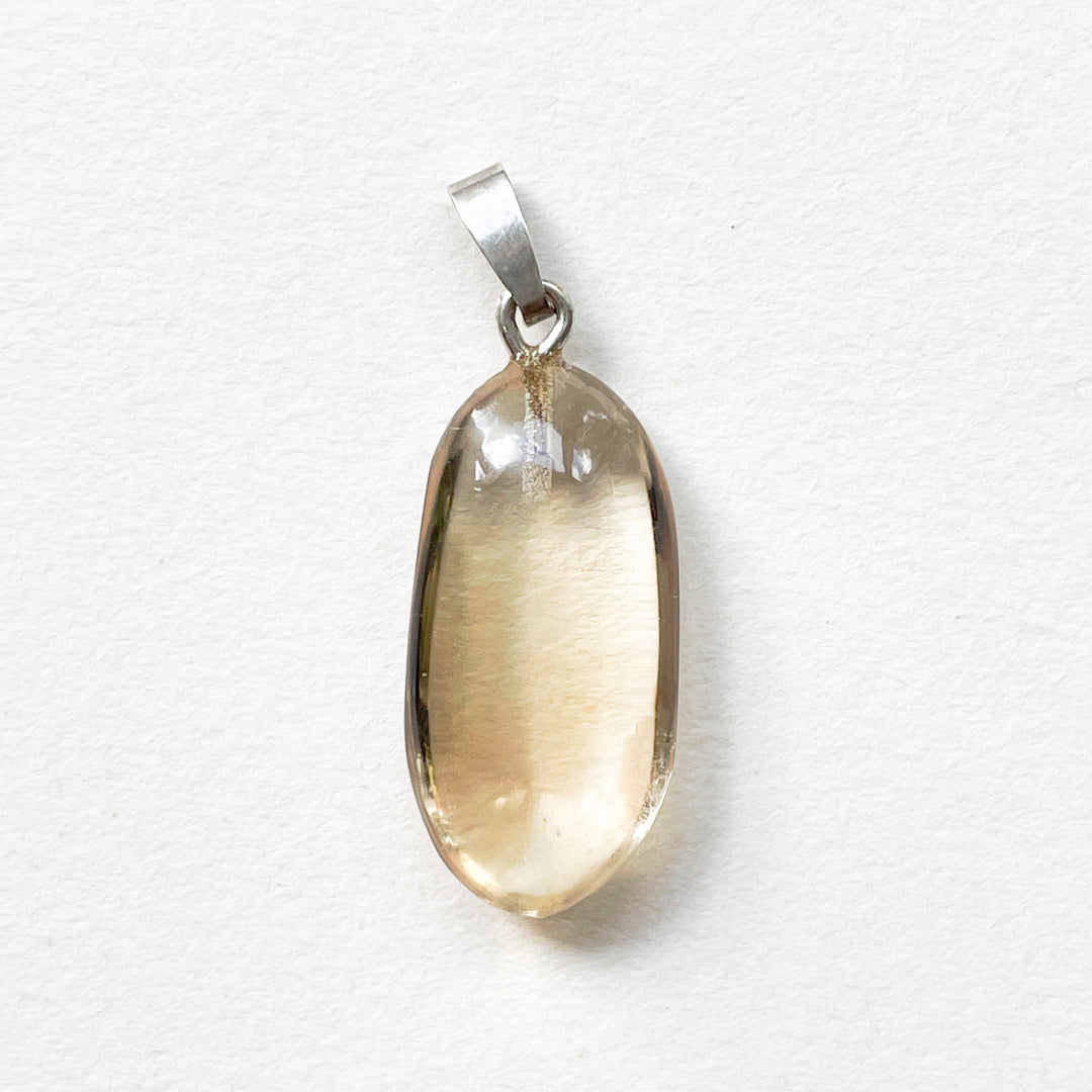 citrien naturel gele premium edelsteen hanger 925 sterling zilver