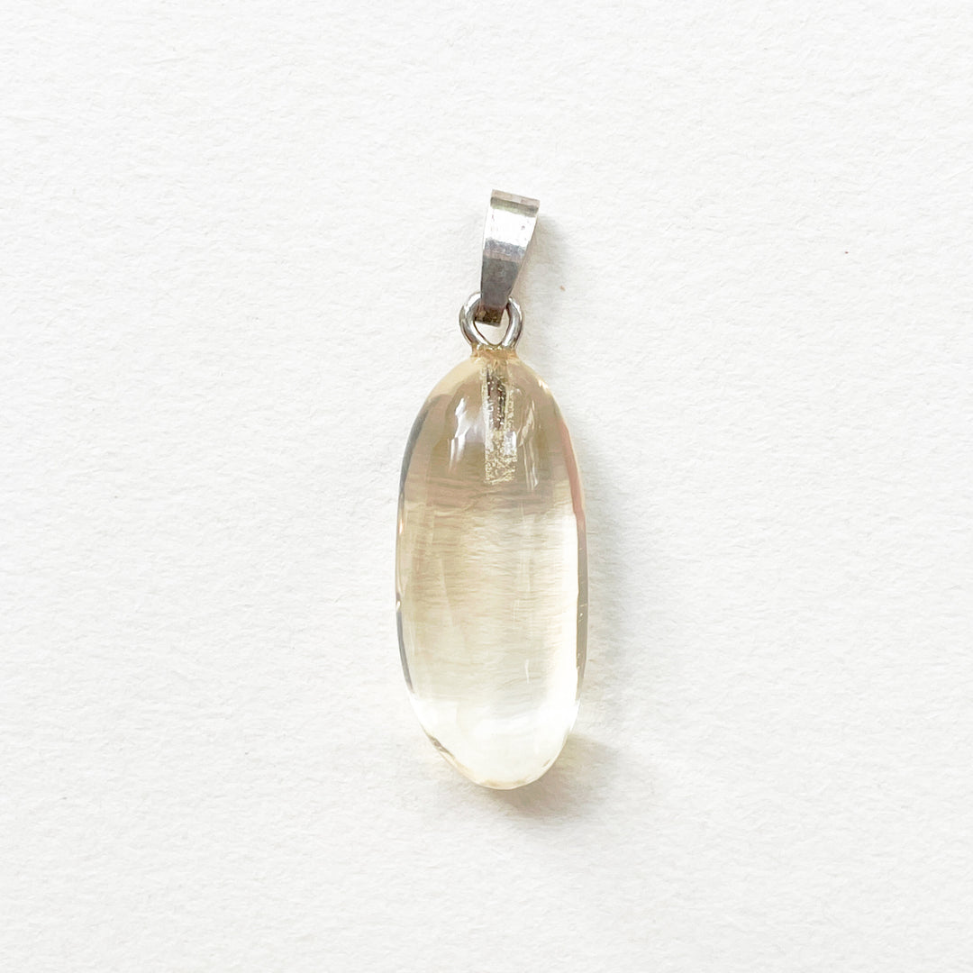 citrien naturel gele premium edelsteen hanger 925 sterling zilver