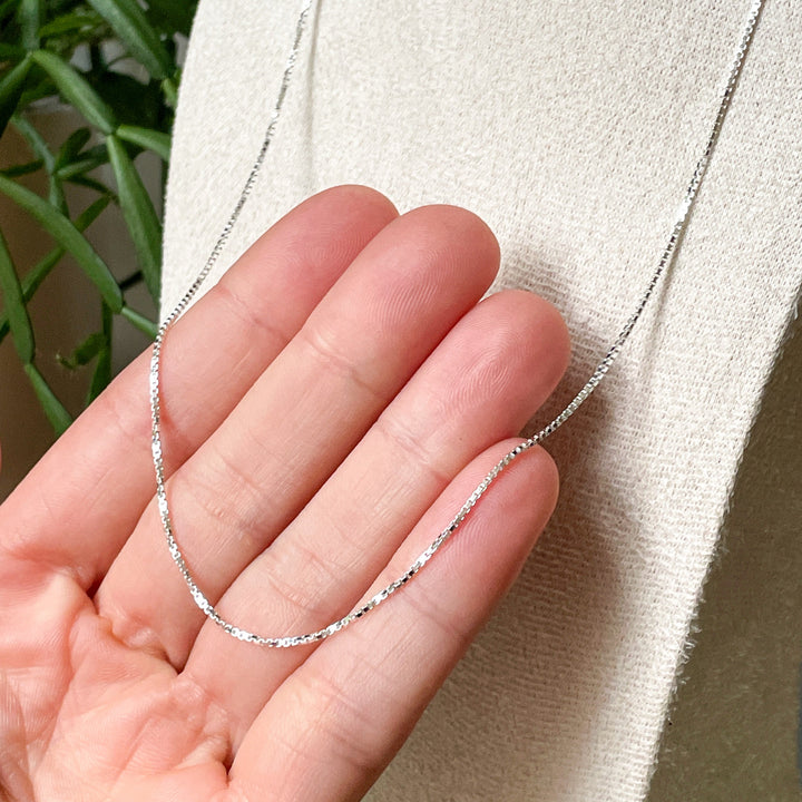 zilveren ketting 925 sterling duurzaam venetiaanse venetiaans echt zilver