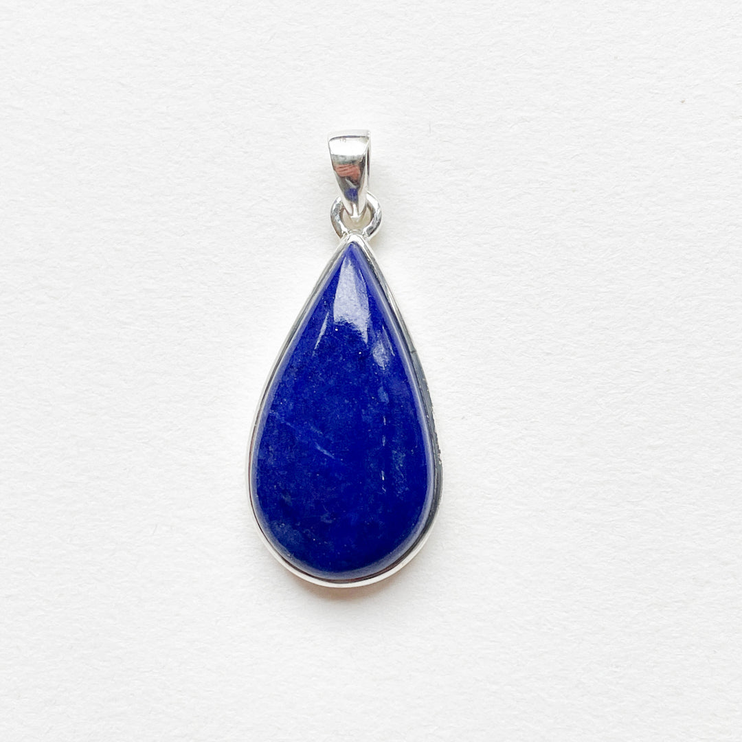 lapis lazuli blauwe luxe edelsteen hanger 925 sterling echt zilver