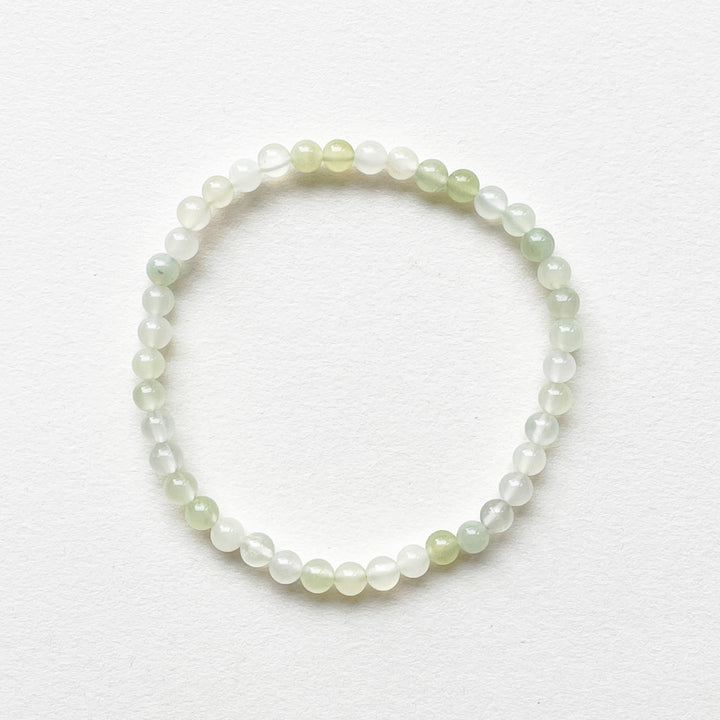 serpentijn groene kogelarmband 4mm edelsteen