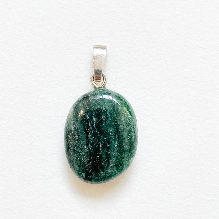 fuchsiet groene hanger 925 sterling zilver edelstenen mineralen edelsteenhanger sieraden