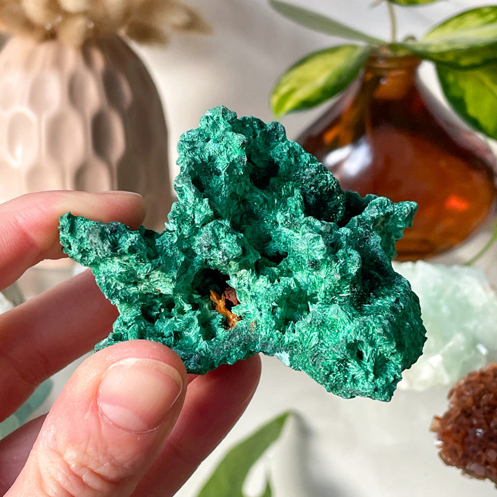 malachiet fiber groene cluster mineraal