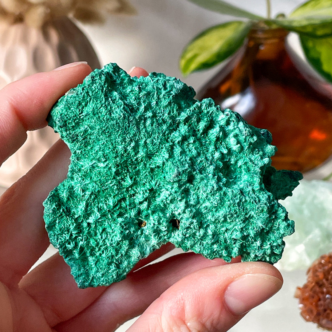 malachiet fiber groene cluster mineraal