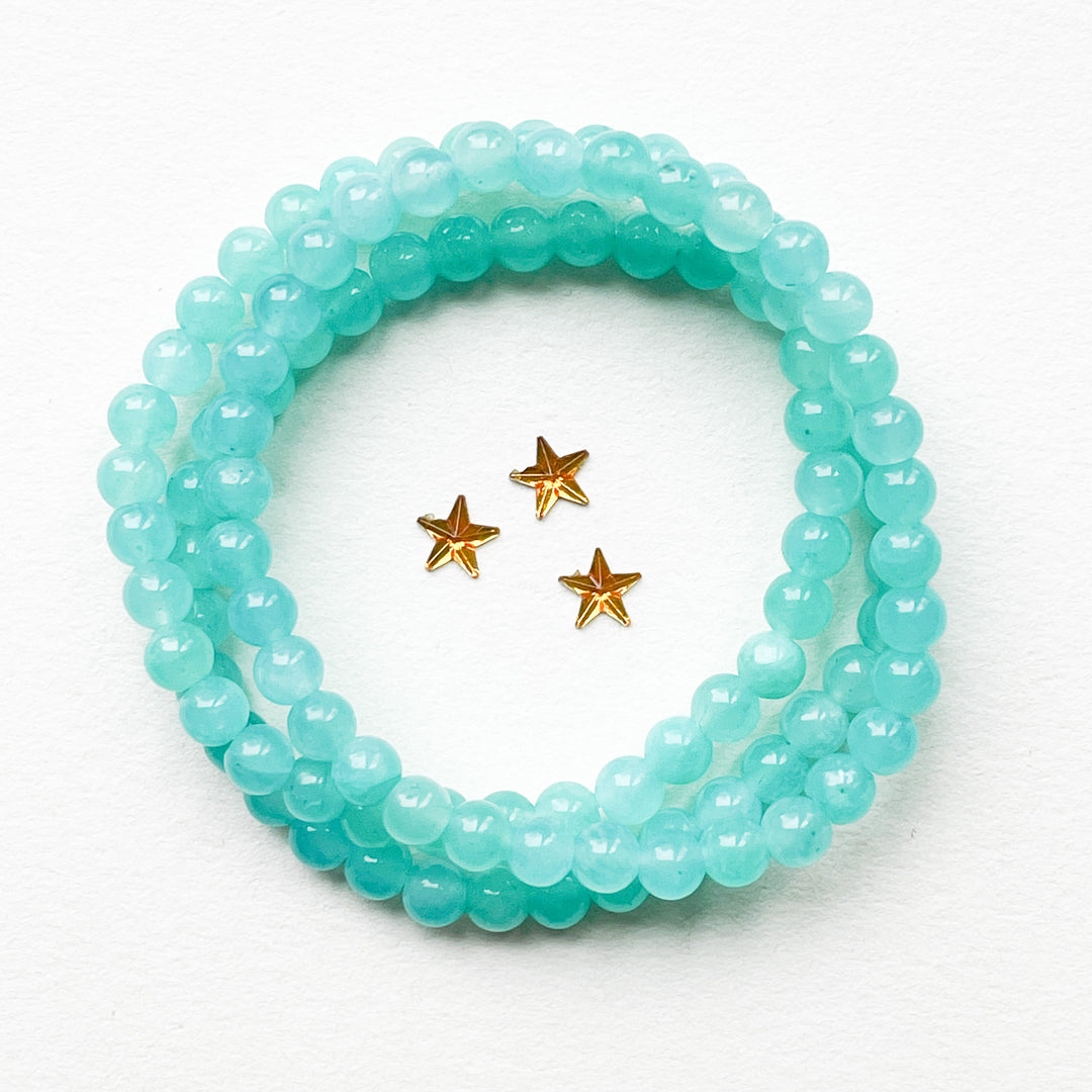 amazoniet kinderarmband kind kogel armband edelsteen sieraad