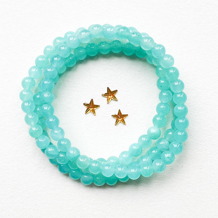 amazoniet kinderarmband kind kogel armband edelsteen sieraad