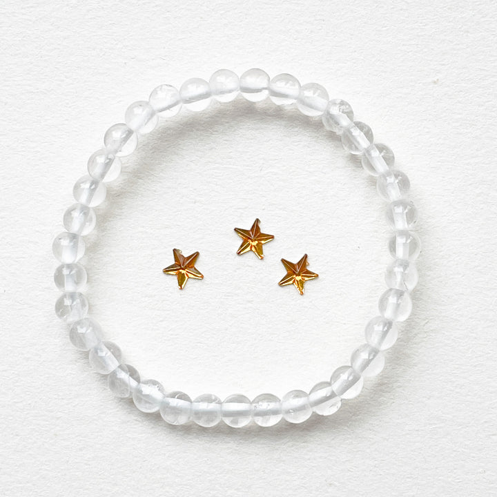 bergkristal kinderarmband kind kogel armband sieraad edelsteen