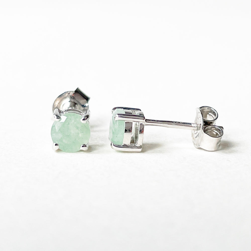 aventurijn edelsteen oorbellen oorknoppen 5mm studs