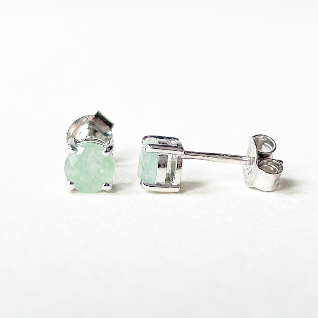 aventurijn edelsteen oorbellen oorknoppen 5mm studs
