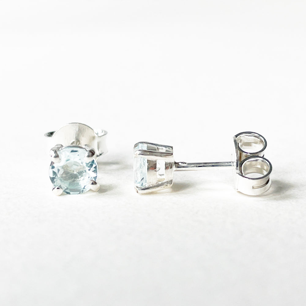 topaas edelsteen oorbellen oorknoppen 5mm studs