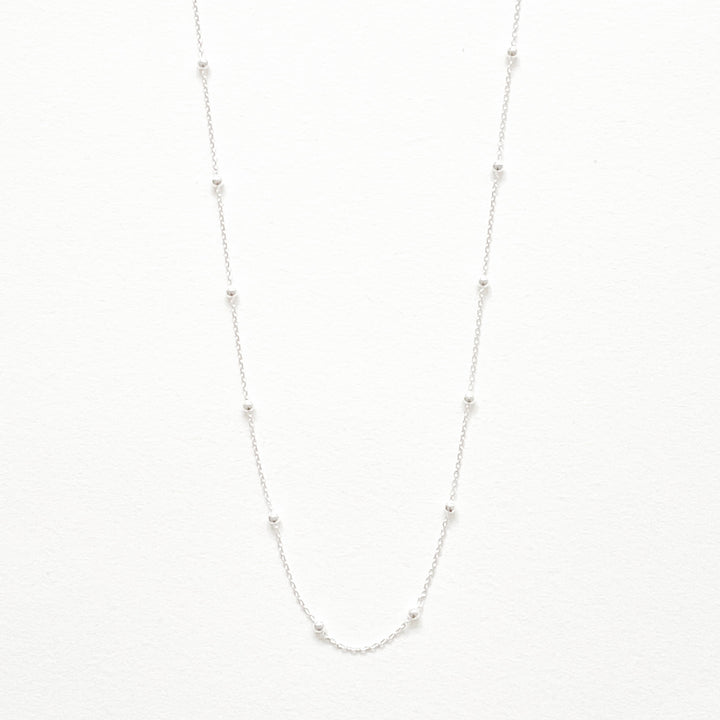 zilveren bolletjes ketting 925 sterling 40cm 2mm