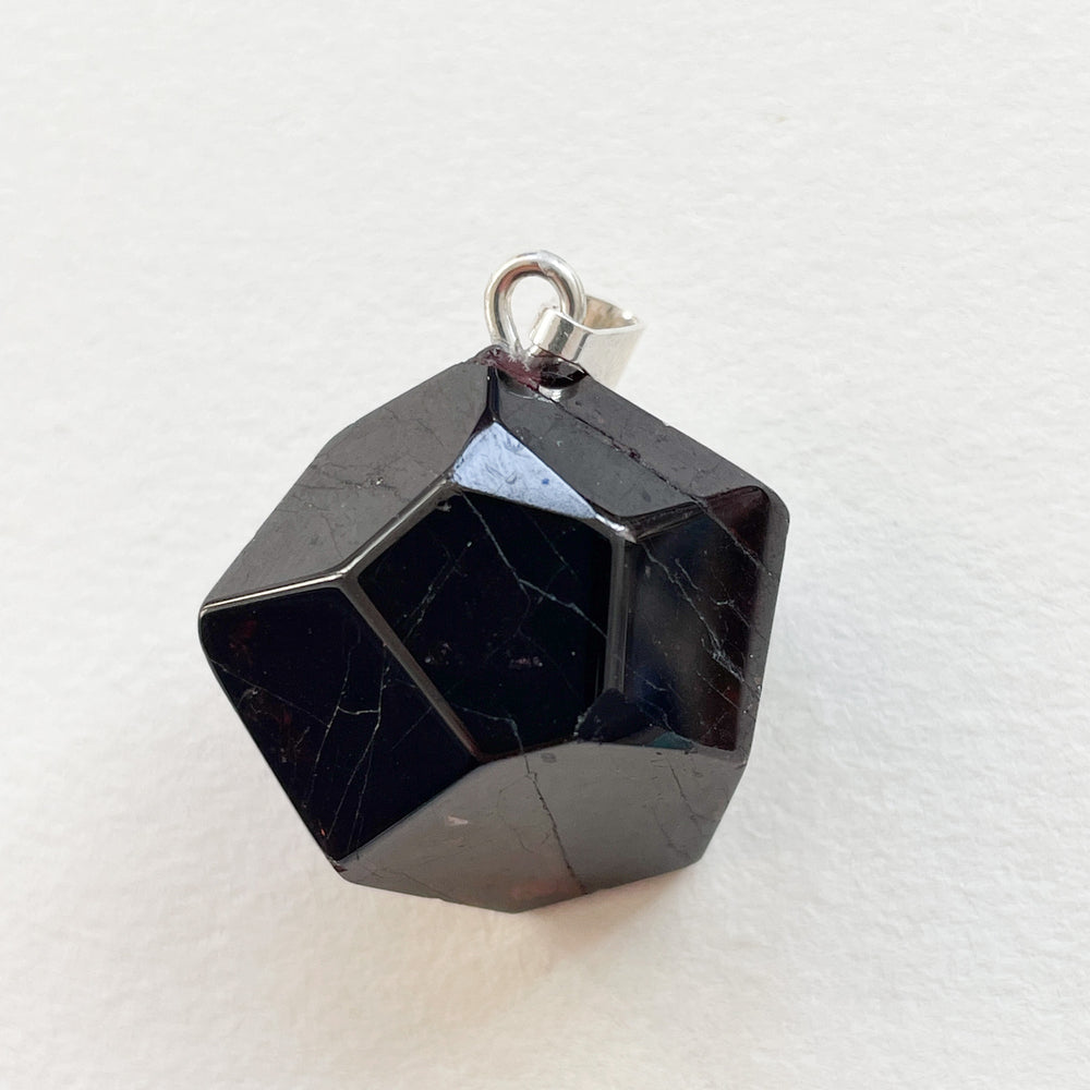 granaat robijnrode dieprode rode edelsteen hanger 925 sterling zilver sieraden