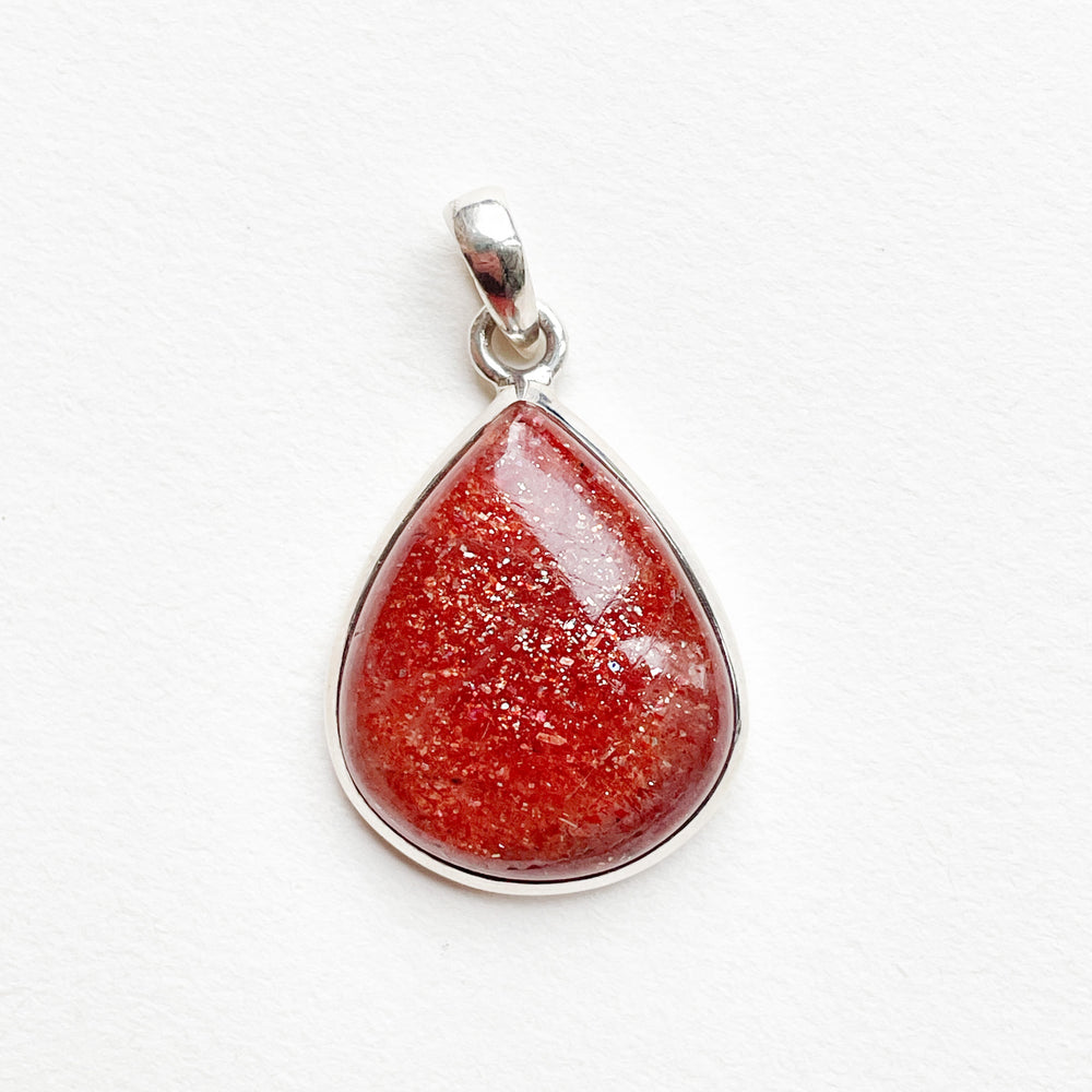 zonnesteen oranje rode luxe hanger edelsteen sieraad 925 sterling zilver