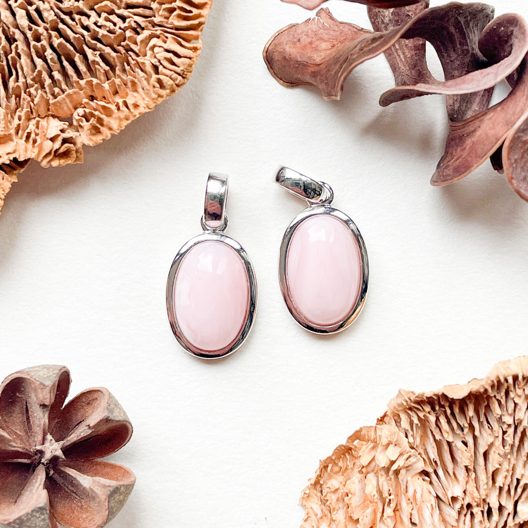 andes opaal mini luxe edelsteen hanger ketting zilver 925 sterling rhodium