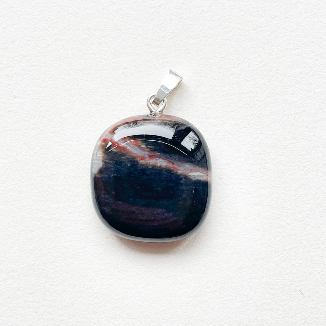 sardonyx onyx sard zwart wit bruin edelsteen hanger edelstenen sieraden juwelen 925 sterling echt zilver