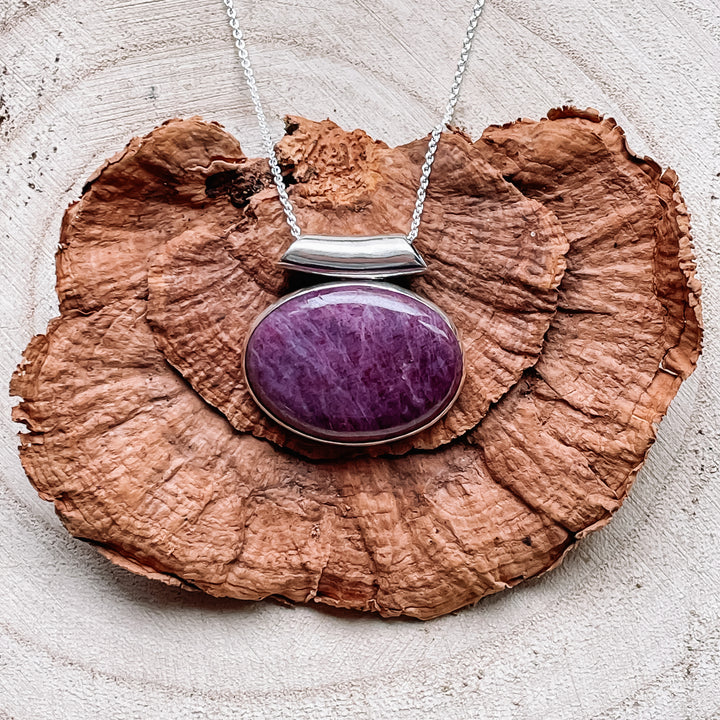 robijn rode luxe edelsteen hanger echt zilver 925 sterling