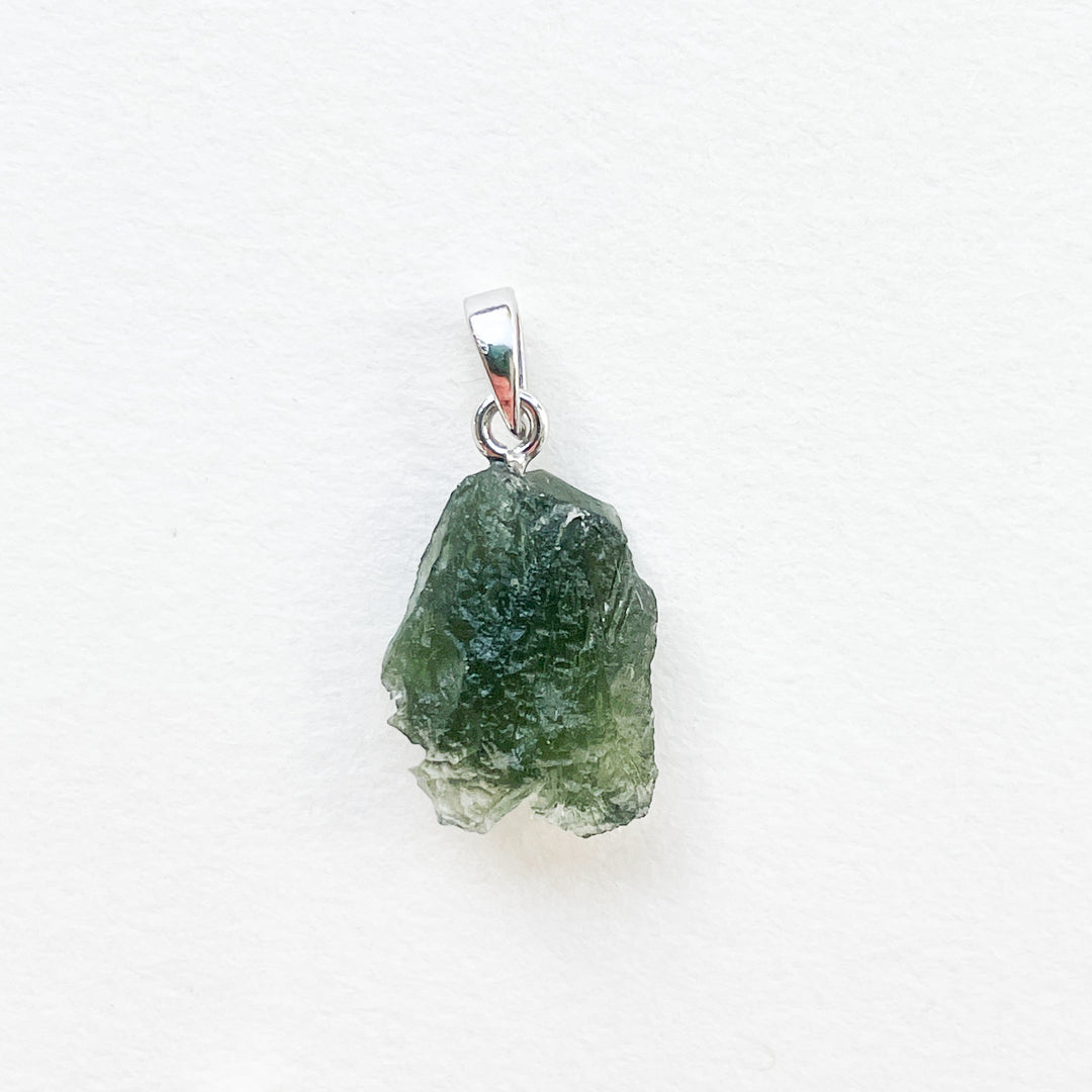 moldaviet groene premium edelsteen hanger 925 sterling zilver 