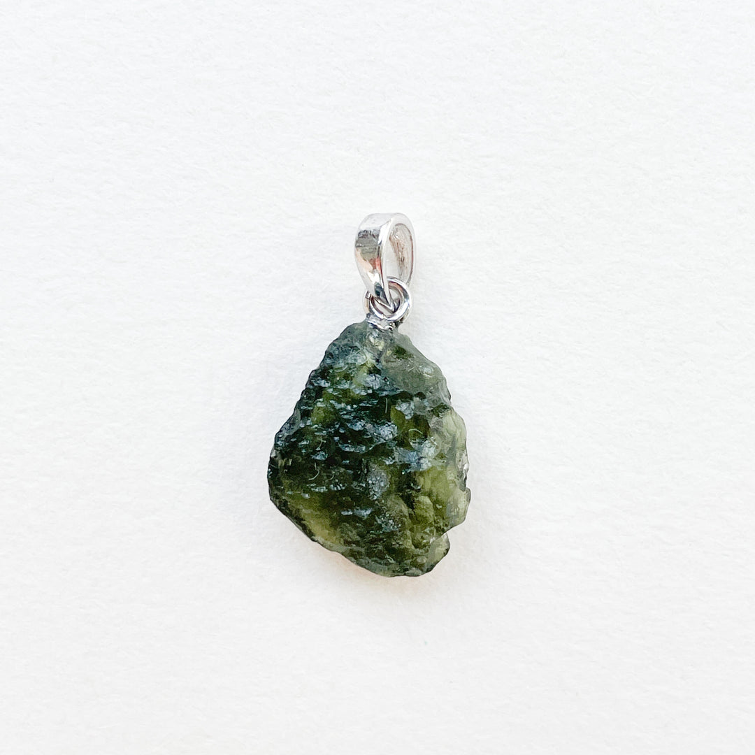 moldaviet groene premium edelsteen hanger 925 sterling zilver 