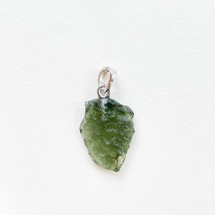 moldaviet groene premium edelsteen hanger 925 sterling zilver 