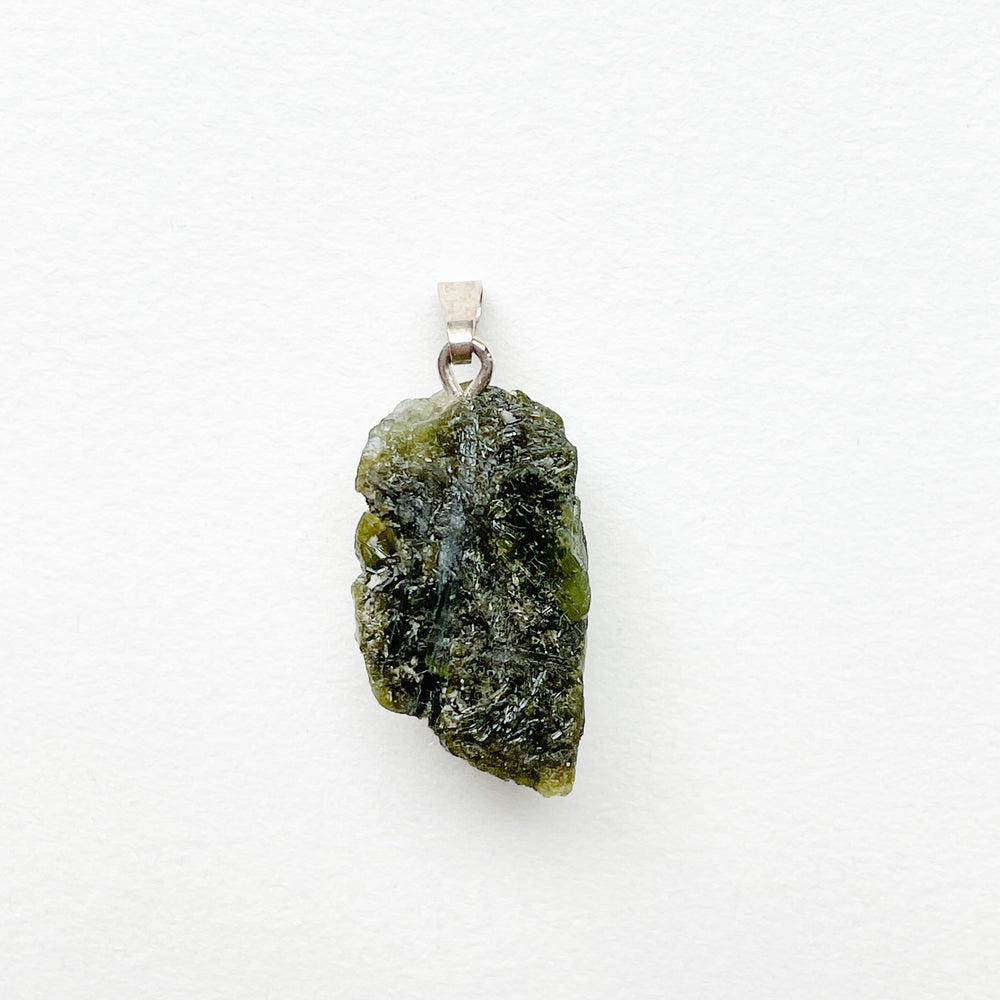 toermalijn groen verdeliet premium edelsteen hanger 925 sterling zilver