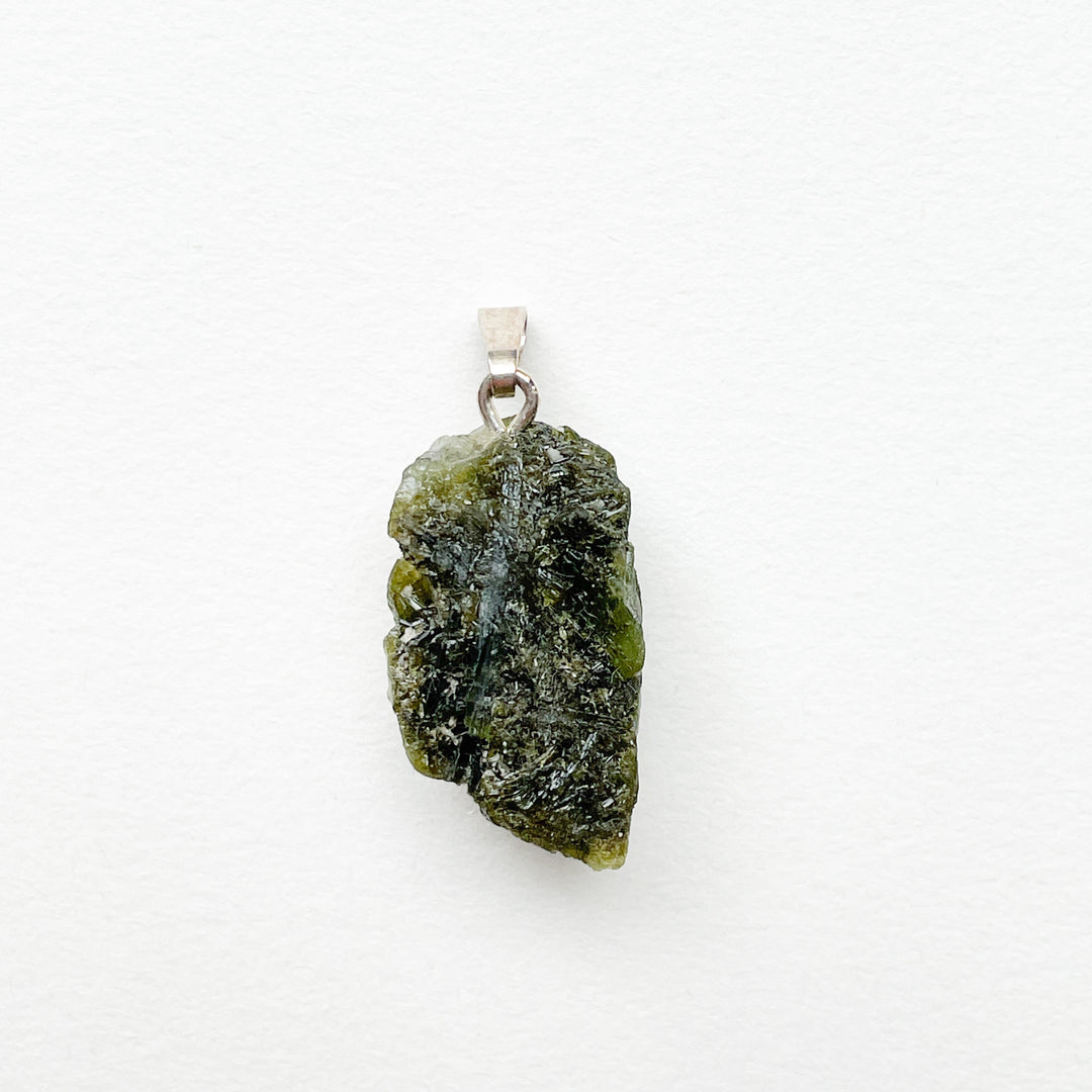 toermalijn groen verdeliet premium edelsteen hanger 925 sterling zilver