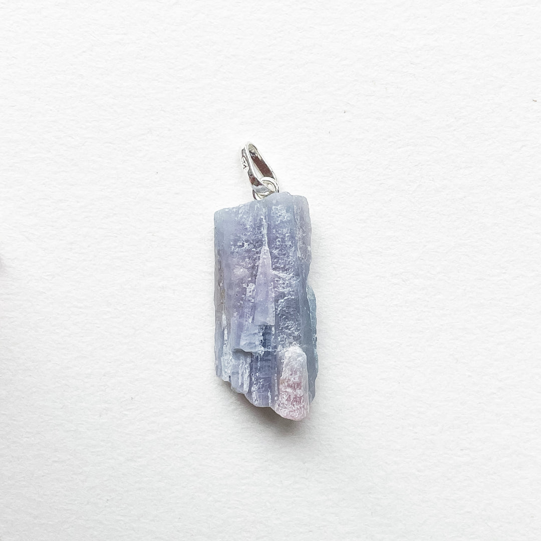 Paraíba bicolor toermalijn blauwe/roze premium hanger (925 sterling zilver)