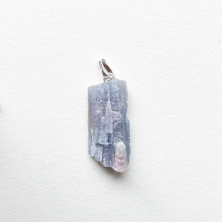 Paraíba bicolor toermalijn blauwe/roze premium hanger (925 sterling zilver)