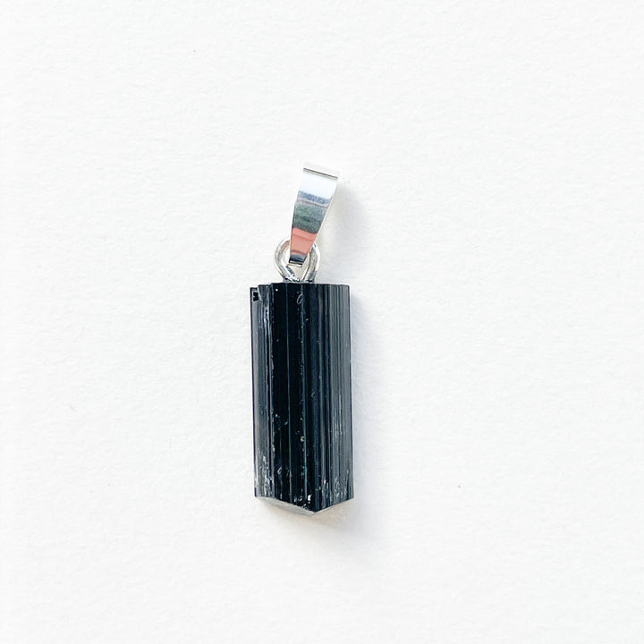 zwarte toermalijn premium edelsteen hanger 925 sterling zilver 
