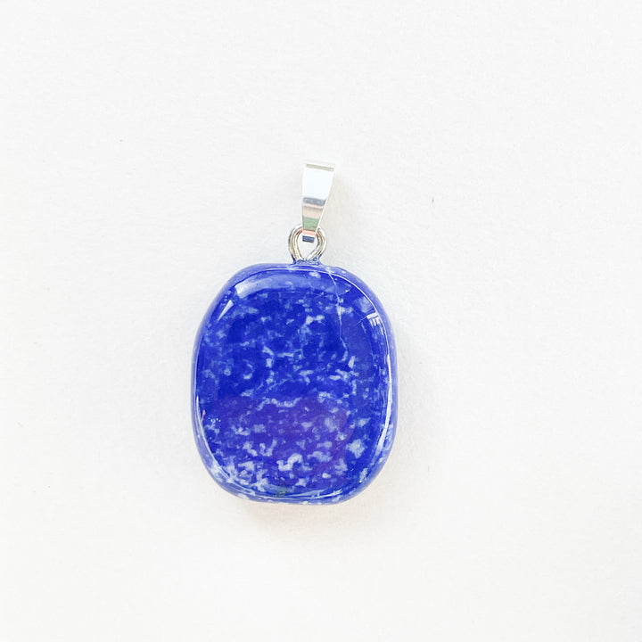lapis lazuli kobalt blauwe premium hanger 925 sterling zilver edelstenen mineralen edelsteenhanger sieraden juwelen