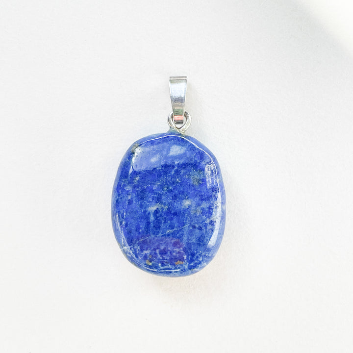 lapis lazuli kobalt blauwe premium hanger 925 sterling zilver edelstenen mineralen edelsteenhanger sieraden juwelen