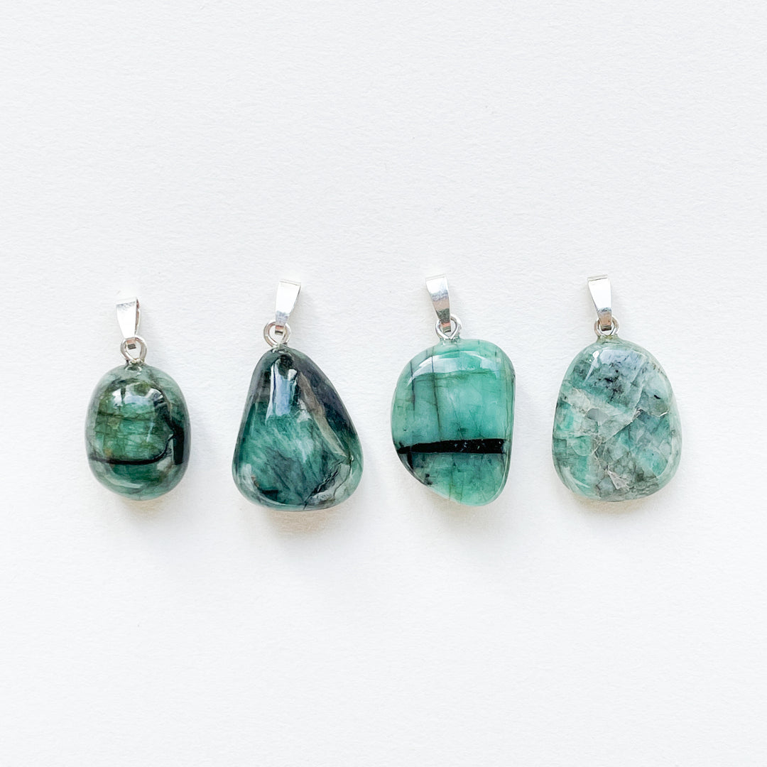 smaragd groene edelsteen hanger 925 sterling echt zilver edelstenen sieraden juwelen