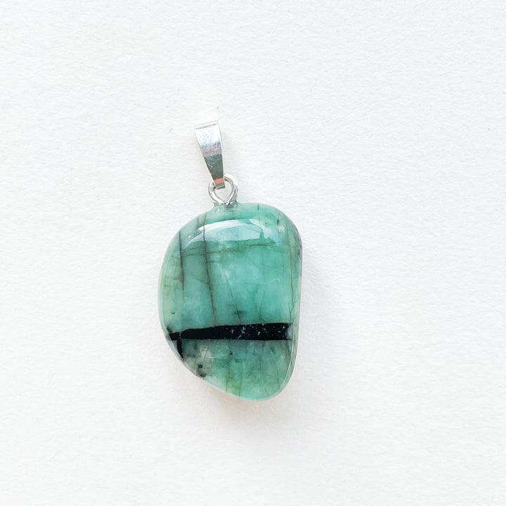 smaragd groene edelsteen hanger 925 sterling echt zilver edelstenen sieraden juwelen