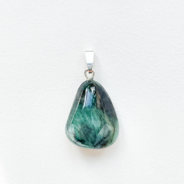 smaragd groene edelsteen hanger 925 sterling echt zilver edelstenen sieraden juwelen