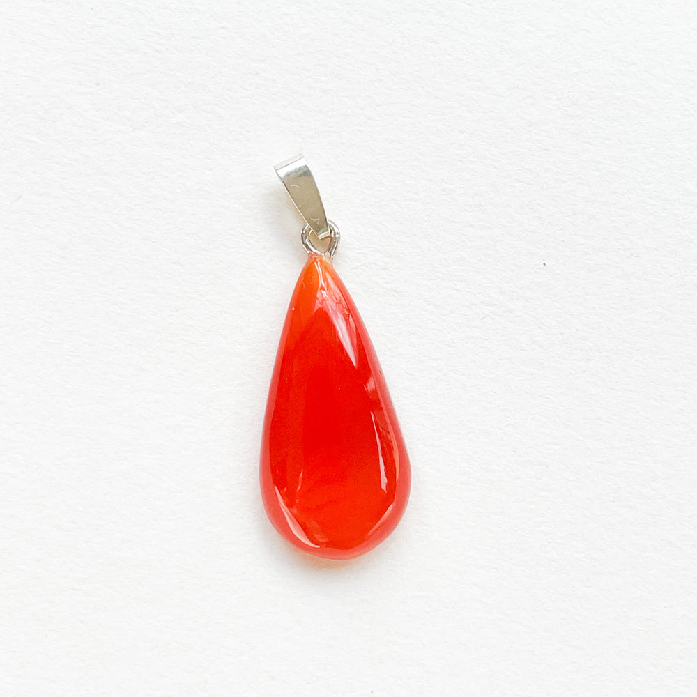 carneool karneool rode oranje edelsteen hanger juweel sieraad 925 sterling echt zilver