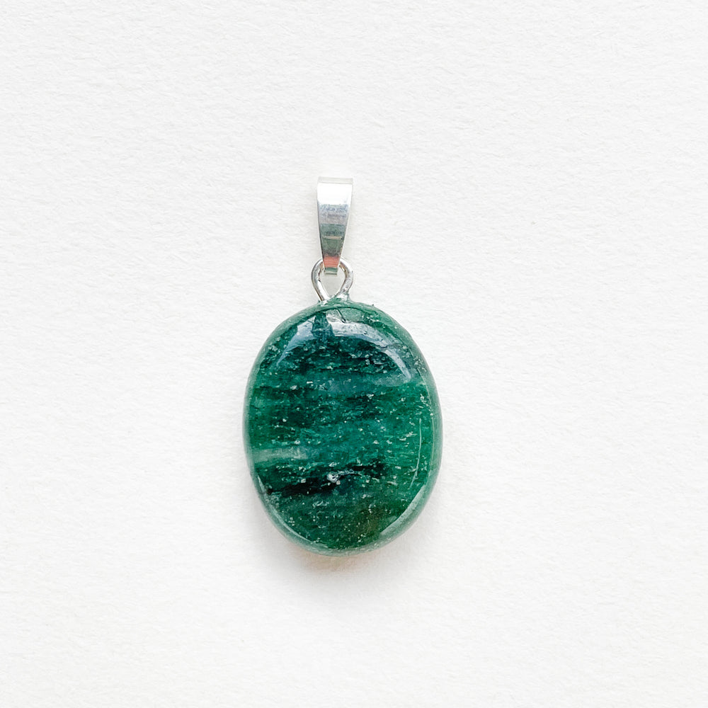 fuchsiet groene hanger 925 sterling zilver edelstenen mineralen edelsteenhanger sieraden