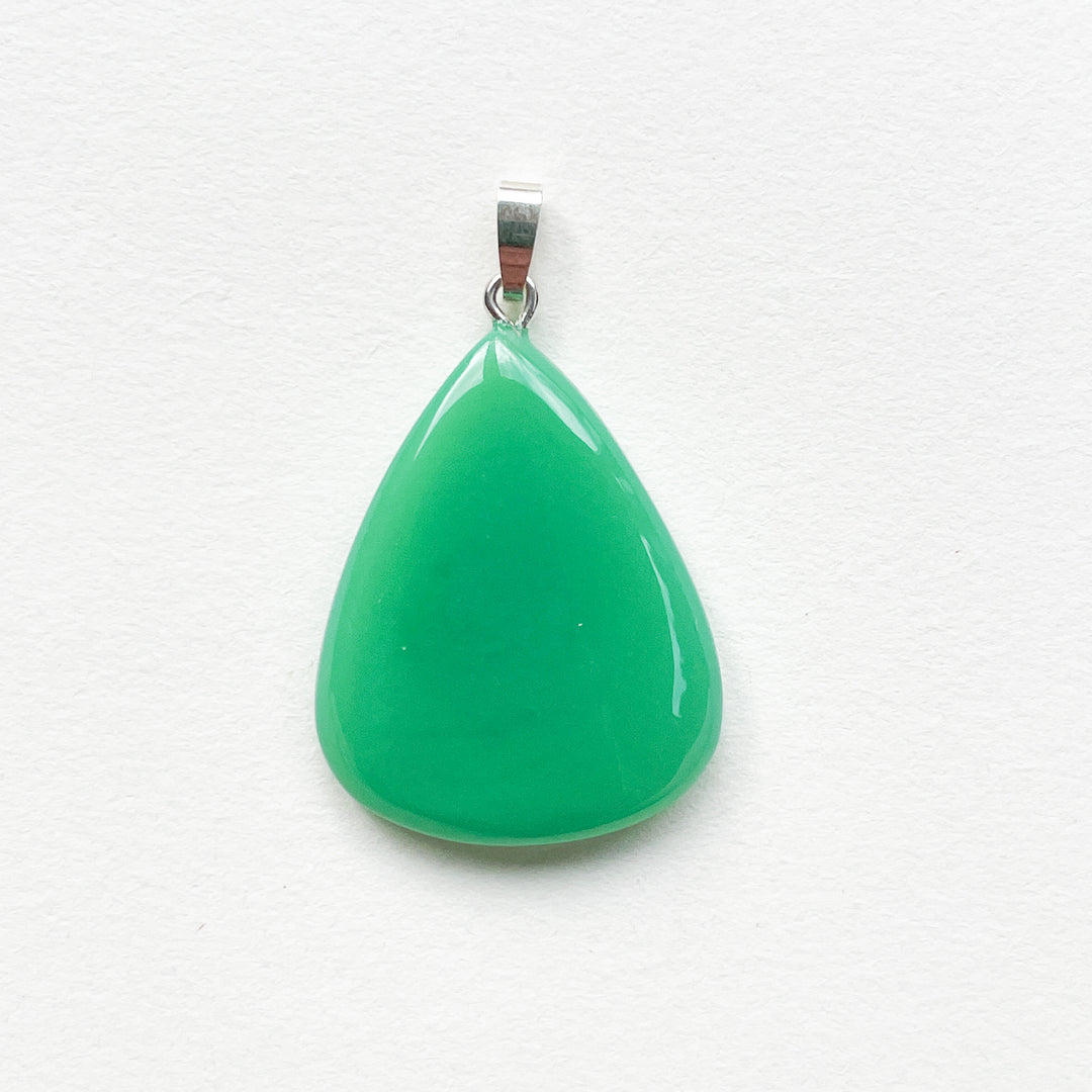 chrysophraas groene edelsteen hanger juweel sieraad 925 sterling echt zilver