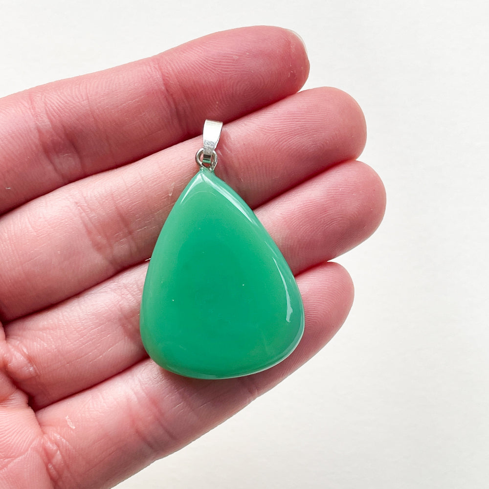 chrysophraas groene edelsteen hanger juweel sieraad 925 sterling echt zilver