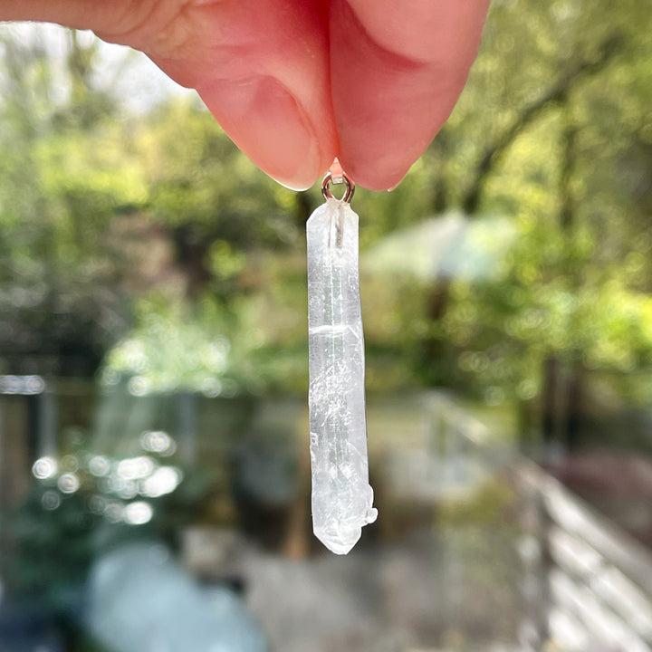 bergkristal edelsteen hanger juweel sieraad 925 sterling echt zilver