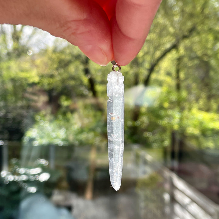 bergkristal edelsteen hanger juweel sieraad 925 sterling echt zilver
