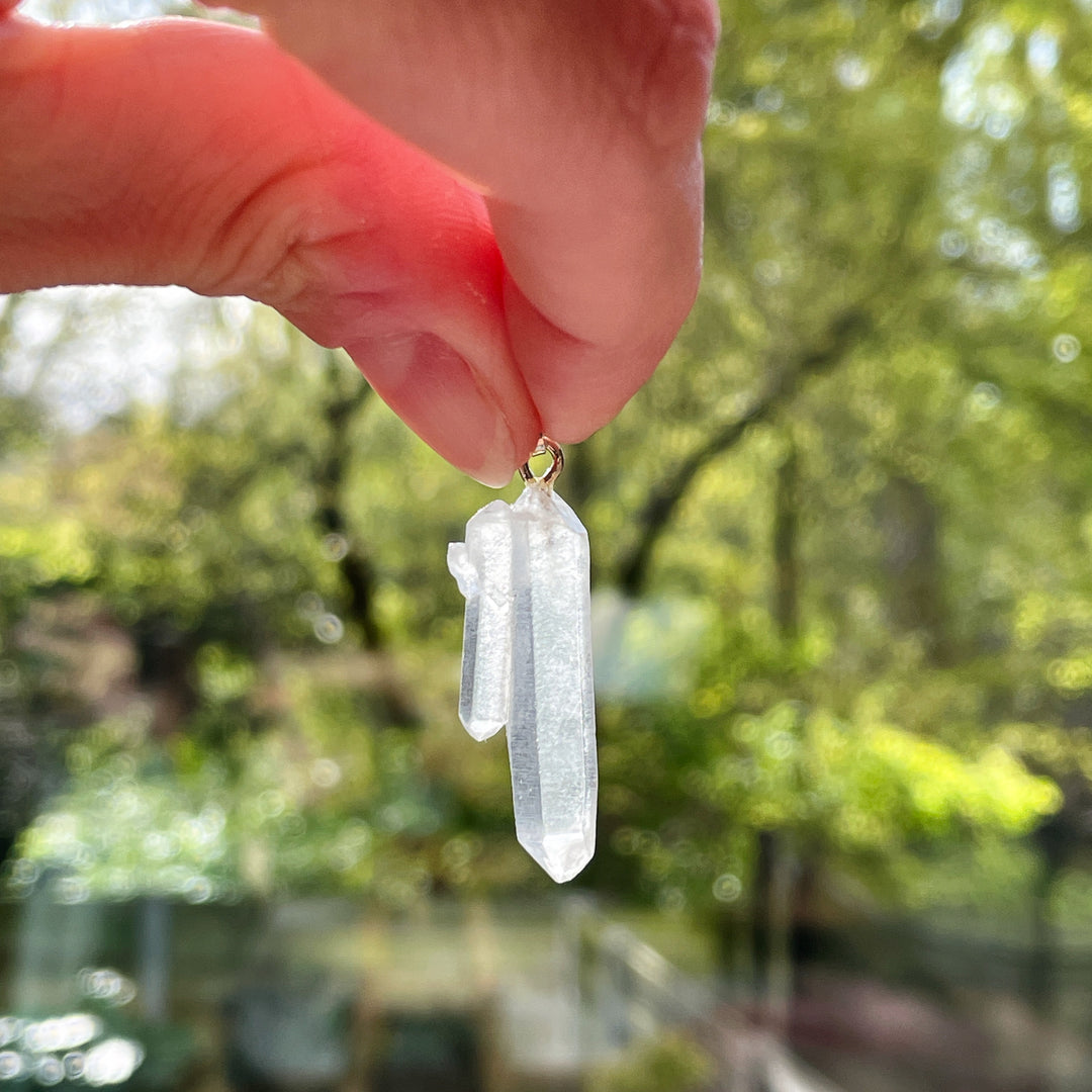 bergkristal edelsteen hanger juweel sieraad 925 sterling echt zilver