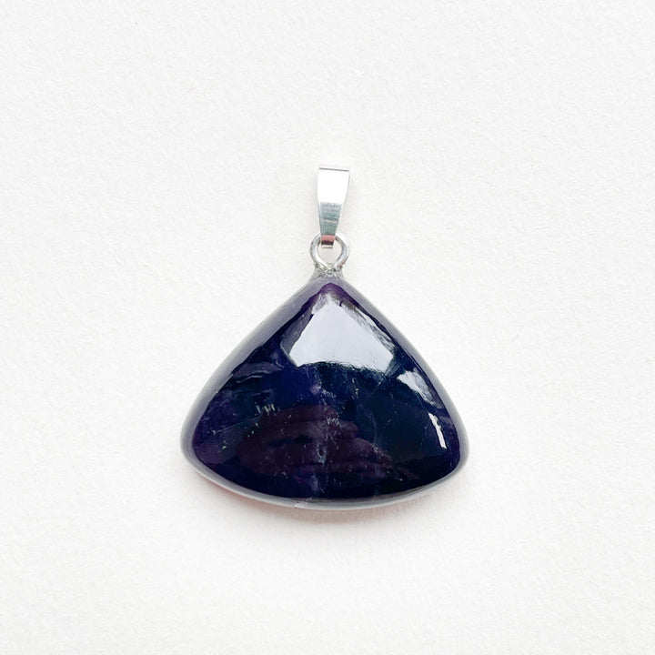 Amethist paarse premium hanger (925 sterling zilver)