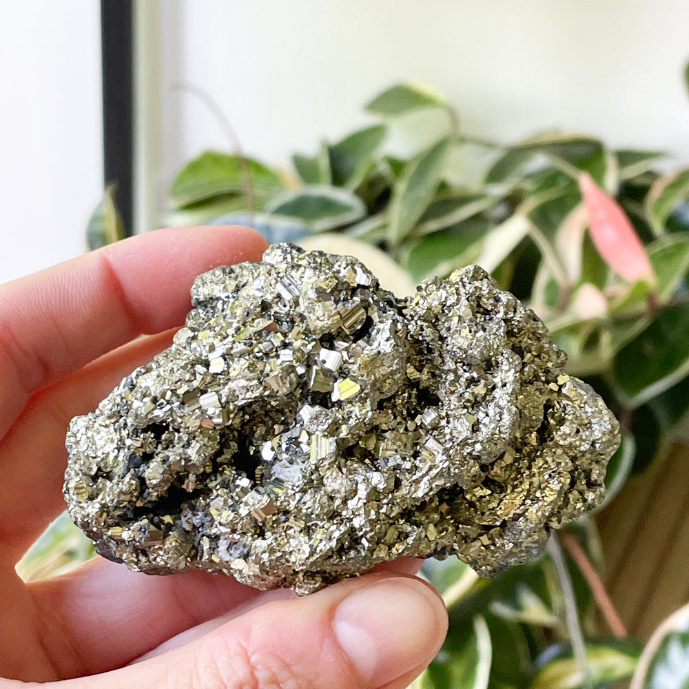 Pyriet fool's gold gouden ruwe brok steen edelsteen mineraal kopen