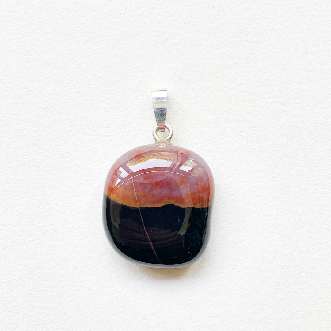 sardonyx onyx sard zwart wit bruin edelsteen hanger edelstenen sieraden juwelen 925 sterling echt zilver