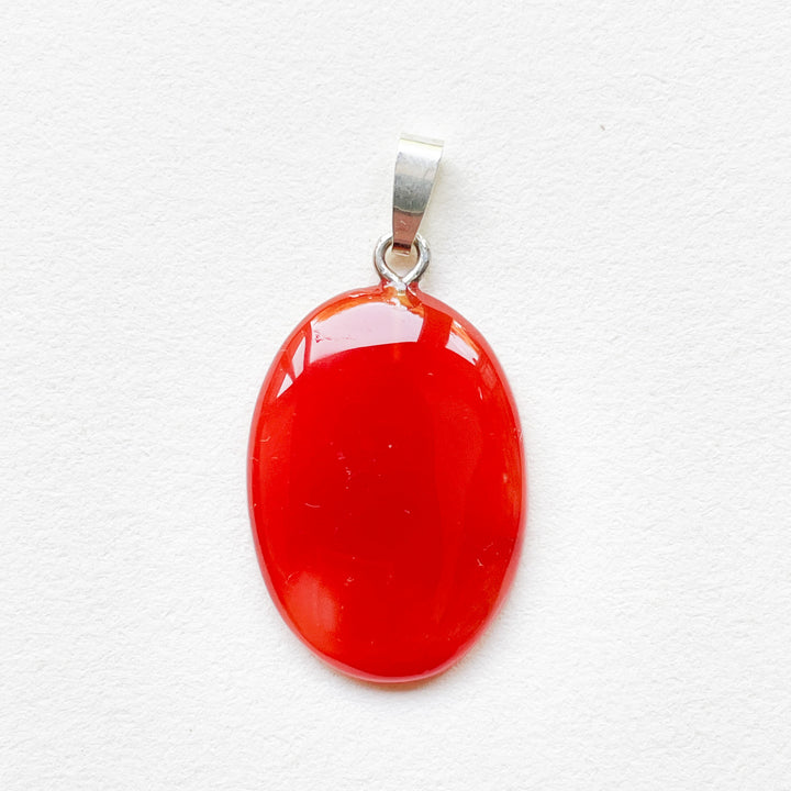 carneool karneool rode edelsteen hanger edelstenen sieraden juwelen 925 sterling echt zilver